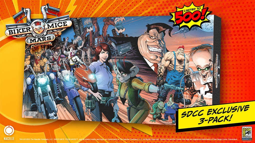 The Nacelle Company Unveils First-Ever Biker Mice From Mars SDCC Exclusive Figure Sets