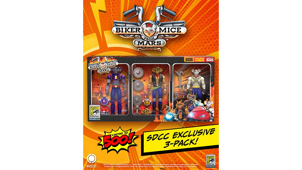 The Nacelle Company Unveils First-Ever Biker Mice From Mars SDCC