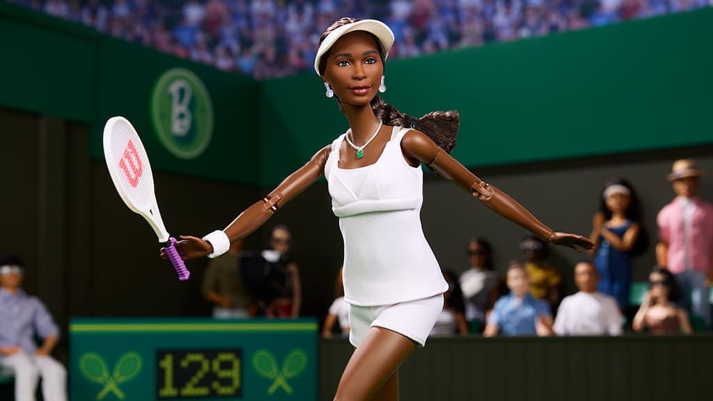 Tennis Titan Venus Williams Joins Barbie’s Inspiring Women Lineup