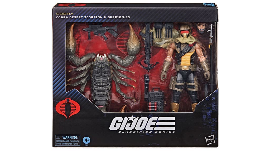 G.I. JOE CLASSIFIED SERIES COBRA DESERT SCORPION & SKRP10N-25