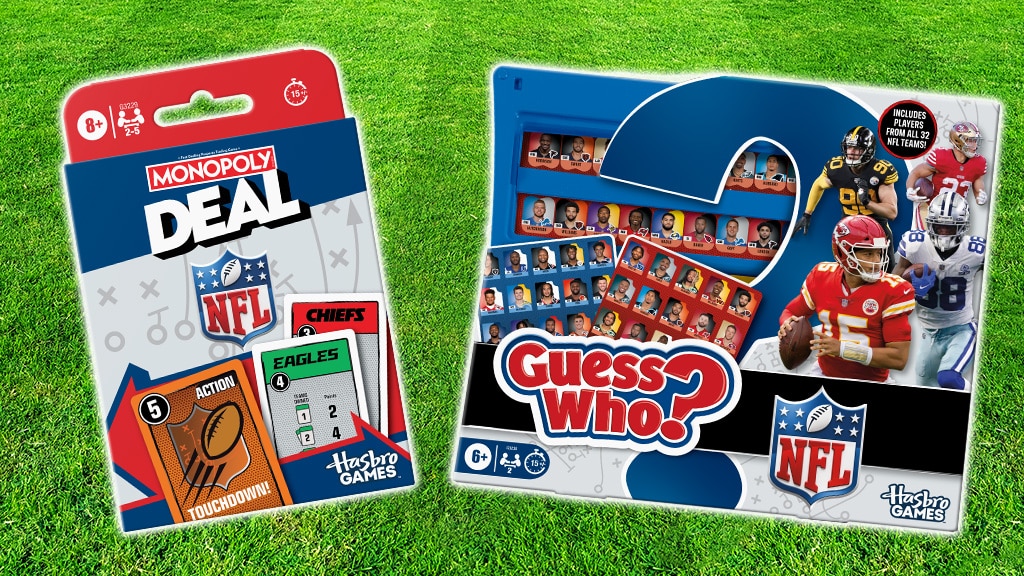 Hasbro Games Adds Two NFL-Themed Versions of Classic Games to Its Roster
