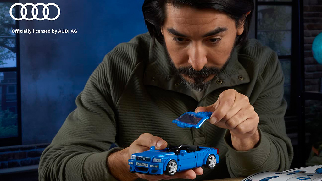 Built to Race: Mattel Expands with Mattel Brick Shop Audi Sets