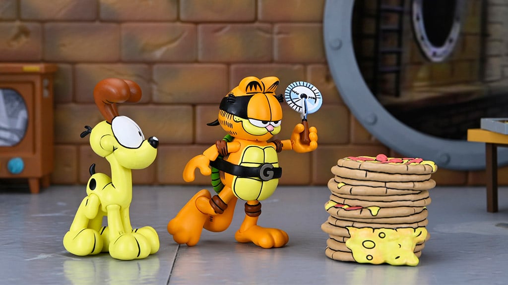 NECA Opens Preorders for TMNT X Garfield Action Figures - The Toy Book