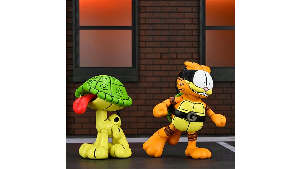 NECA Opens Preorders for TMNT X Garfield Action Figures - The Toy Book