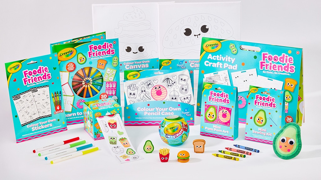 Hunter Price and Crayola Launch Foodie Friends Collection