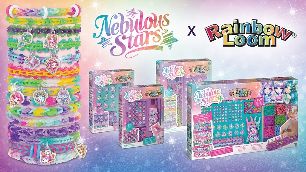 Nebulous Stars Hooks Up with Rainbow Loom for Cosmic DIY Kits