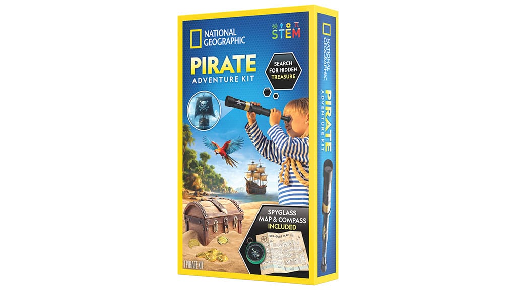 NATIONAL GEOGRAPHIC PIRATE ADVENTURE KIT - The Toy Book