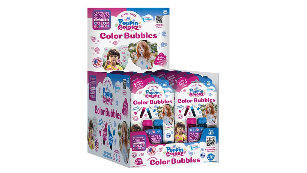 Tube Color Popsicles POPPINCOLORZ 2-PACK COLOR BUBBLE TUBES - The Toy Book