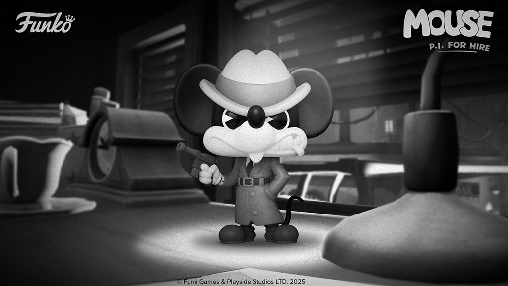 Funko, Fumi Games, and PlaySide Studios Announce First Merchandise Collaboration for ‘Mouse: P.I. For Hire’ 
