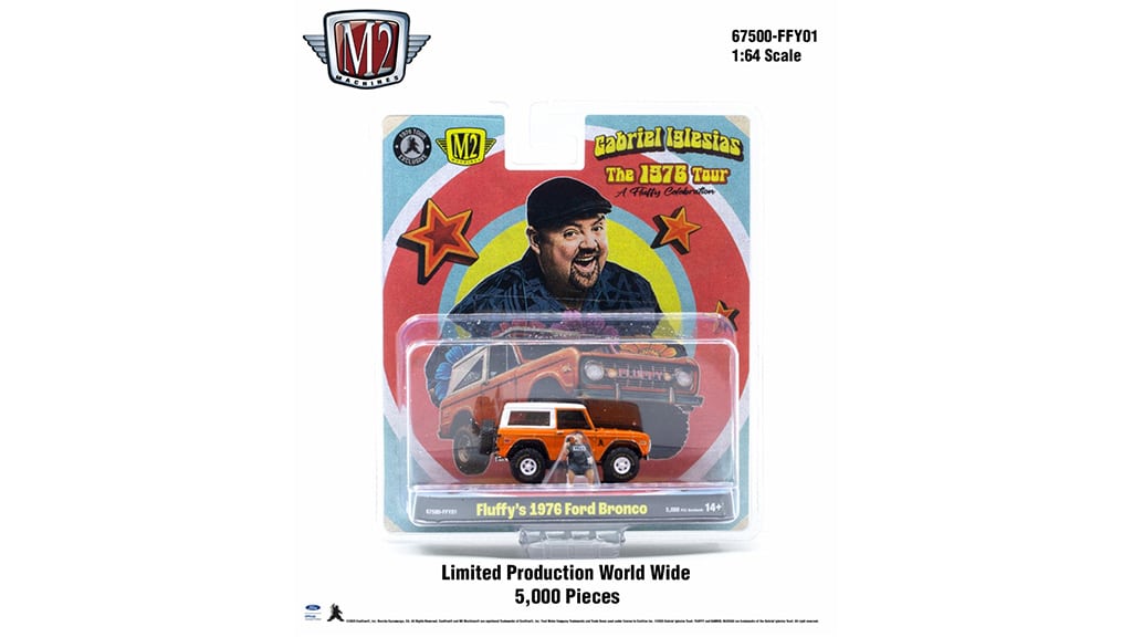 M2マシーン 1976 フォード・ブロンコ 1976 Ford Bronco Blue Top Down