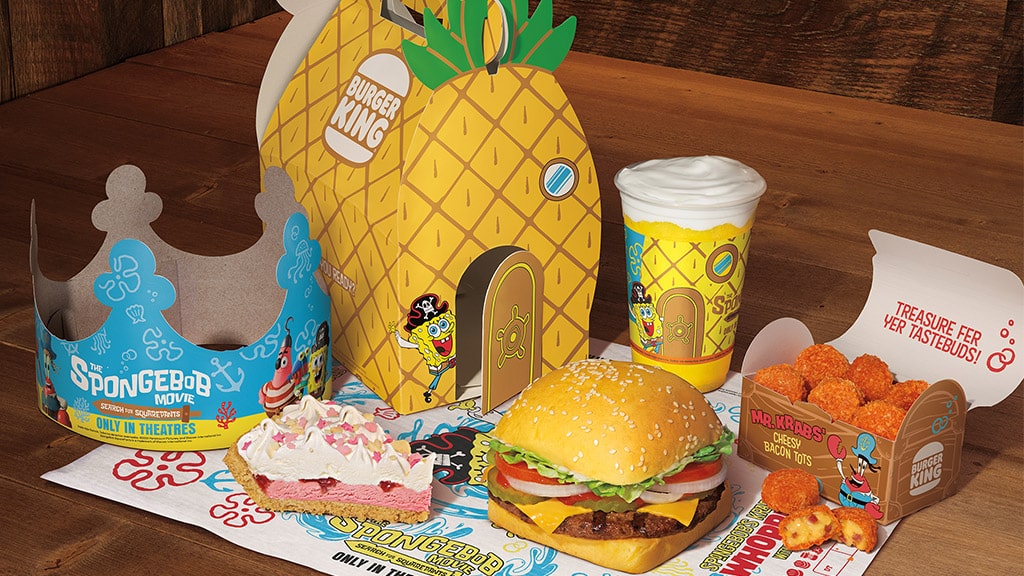 Burger King Makes Waves with ‘The SpongeBob Movie’ Menu