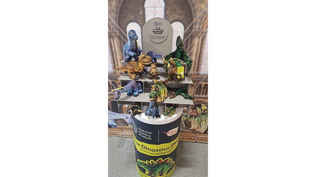 The Puppet Company Expands Natural History Museum Dinosaur Plush Range 