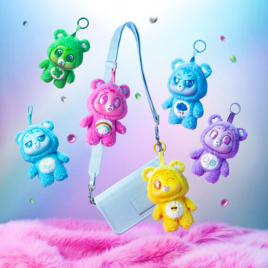 CARE BEARS CARING CUITES 6-INCH PLUSH DANGLERS