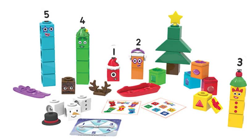 Mathlibk Cubes Gray NUMBERBLOCKS MATHLINK CUBES ADVENT CALENDAR - The Toy Book