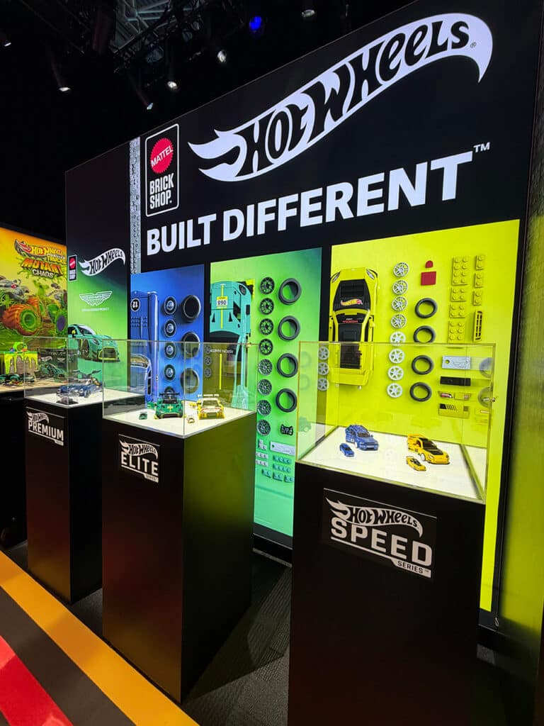 Mattel Brick Shop at Toy Fair | Source: The Toy Book