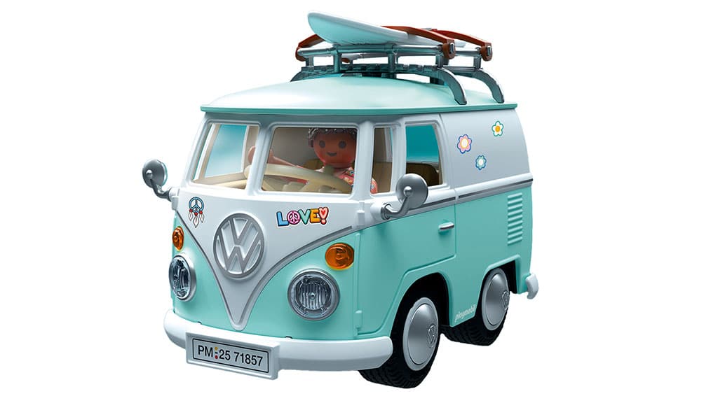 プレイモービル　フォルクスワーゲン　キャンパーバン　T1 playmobil PLAYMOBIL X VOLKSWAGEN T1 CAMPER - The Toy Book