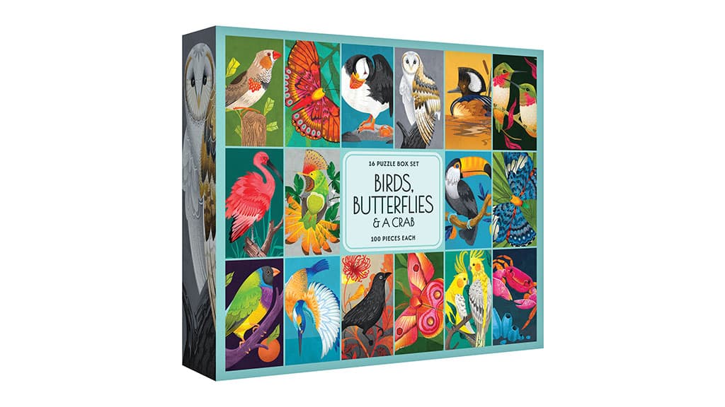 BIRDS, BUTTERFLIES AND A CRAB BOX SET - The Toy Book
