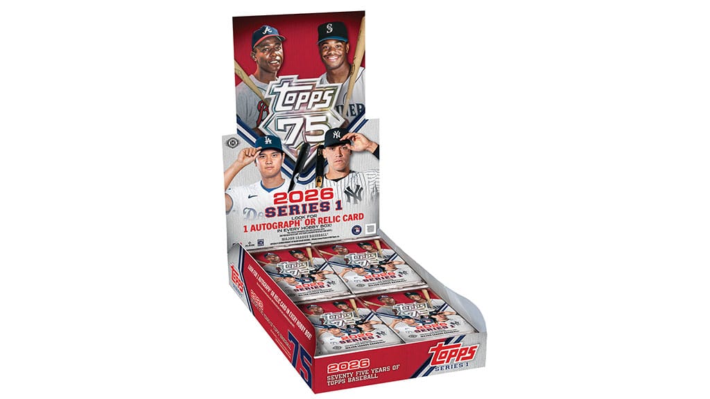 topps 2026 series1 hobby boxシュリンク付き 2026 TOPPS BASEBALL SERIES 1 HOBBY BOX - The Toy Book