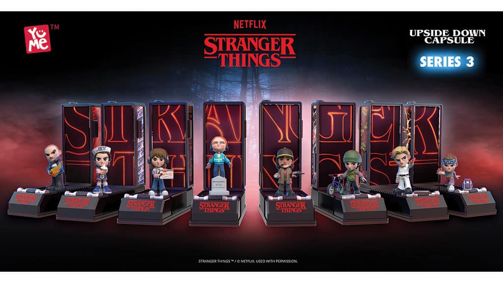 STRANGER THINGS UPSIDE DOWN CAPSULE SERIES 3 - The Toy Book