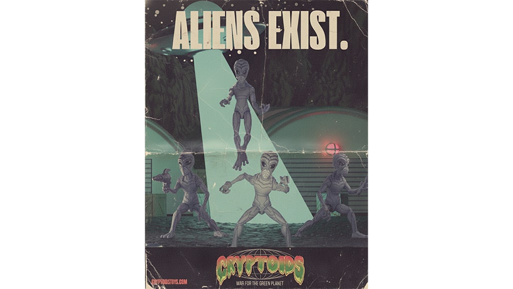 YHS Podcast Creators Launch Cryptoids Action Figures