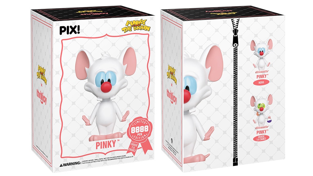 【レア】Pinky and the Brainフィギュア 2体セット EXCLUSIVE: Thrilljoy Expands Pix! Line with Pinky and The Brain