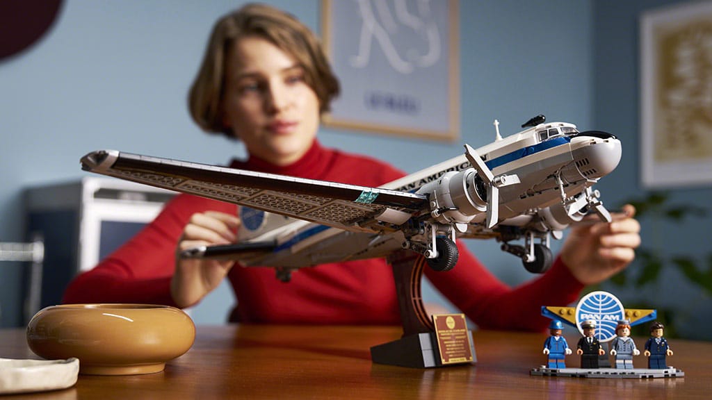 The 1,903-piece LEGO Icons release recreates a defining aircraft from the early days of commercial flight.