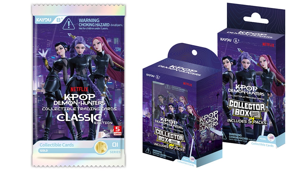 Kayou Goes Golden with 'KPop Demon Hunters' Trading Cards - The