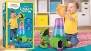 BLUE MARBLE NATIONAL GEOGRAPHIC KIDS DINO STACKING TOWER