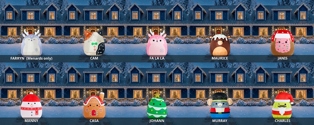 Squishmallows Christmas Inflatables by A Holiday Company